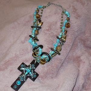 Western Style Cross Necklace
